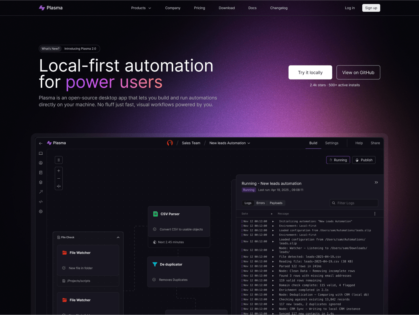 Plasma Astro theme with bold gradients