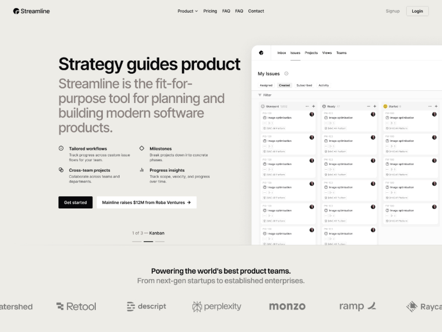 Streamline Astro theme for simple product sites